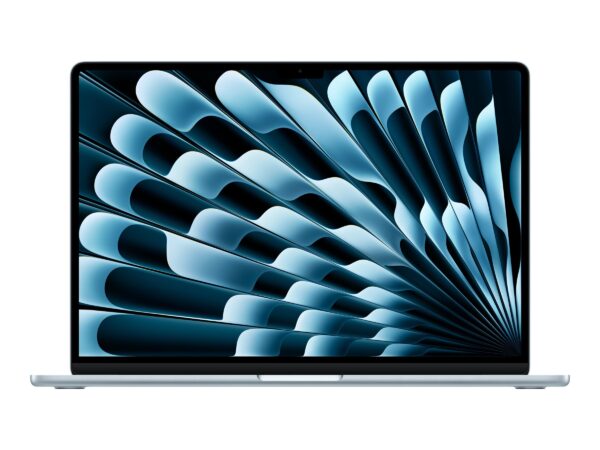 Apple | MacBook Air | Sky Blue | 15 " | 2880 x 1864 pixels | Apple M5 | 24 GB | Hard drive capacity 1024 GB | Intel HD | M5 | Mac OS | 802.11b | Bluetooth version 6 | Keyboard language English | Keyboard backlit