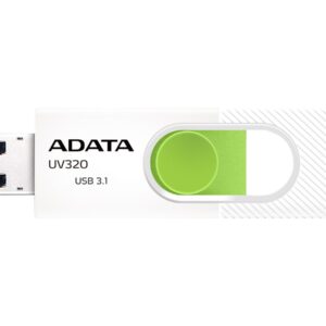 ADATA | UV320 | 64 GB | USB 3.1 | White/Green ADATA | UV320 | 64 GB | USB 3.1 | White/Green