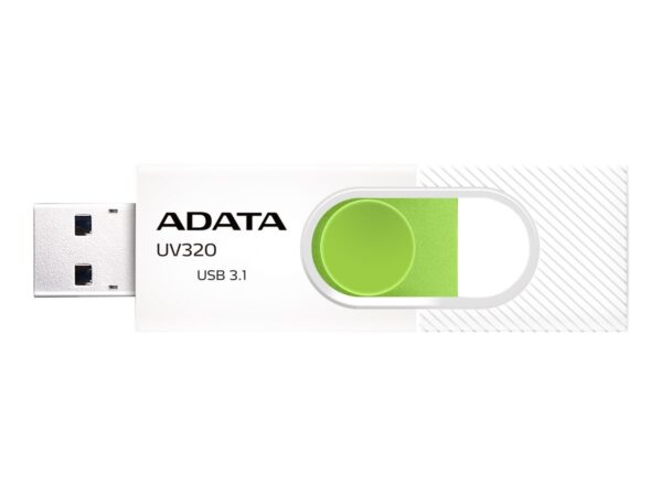 original ADATA | UV320 | 64 GB | USB 3.1 | White/Green