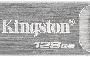 Kingston | USB Flash Drive | DataTraveler Kyson | 128 GB | USB 3.2 Gen 1 | Black/Grey
