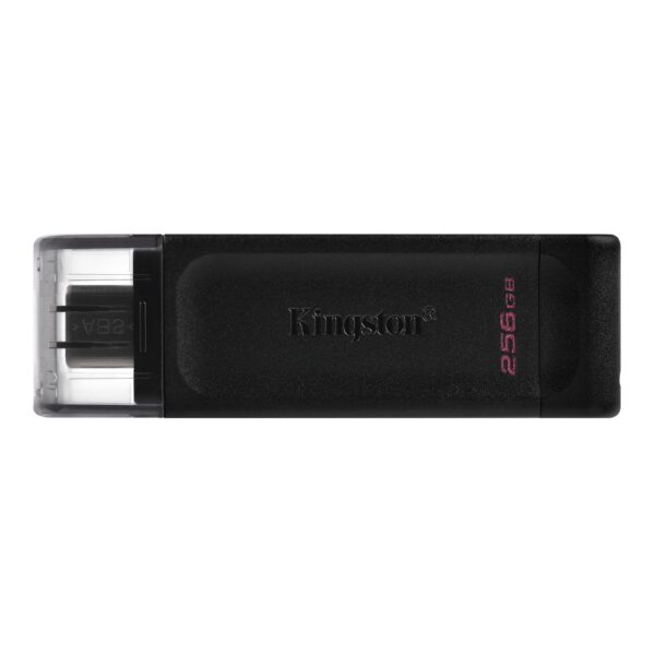original Kingston | USB Flash Drive | DataTraveler 70 | 256 GB | USB 3.2 Gen 1 Type-C | Black