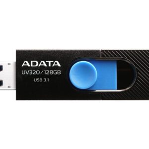 ADATA | USB Flash Drive | UV320 | 64 GB | USB 3.2 Gen1 | Black/Blue ADATA | USB Flash Drive | UV320 | 64 GB | USB 3.2 Gen1 | Black/Blue