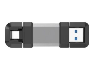 original Silicon Power Dual USB Drive | Mobile C51 | 128 GB | USB Type-A and USB Type-C | Silver