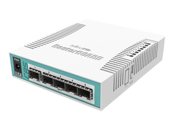 MikroTik | Cloud Router Switch | CRS106-1C-5S | 12 month(s) | 12 month(s)