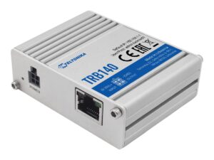 Teltonika | LTE Router | TRB140 | No Wi-Fi | 10/100/1000 Mbit/s | Ethernet LAN (RJ-45) ports 1 | Mesh Support No | MU-MiMO No | 2G/3G/4G | Antenna type 1 x SMA for LTE | 1 x Virtual network interface via micro USB | 24 month(s)