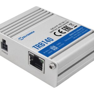 Teltonika | LTE Router | TRB140 | No Wi-Fi | 10/100/1000 Mbit/s | Ethernet LAN (RJ-45) ports 1 | Mesh Support No | MU-MiMO No | 2G/3G/4G | Antenna type 1 x SMA for LTE | 1 x Virtual network interface via micro USB | 24 month(s)