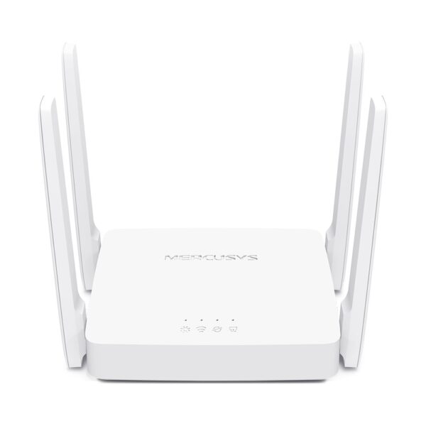 Mercusys | AC1200 Wireless Dual Band Router | AC10 | 802.11ac | 300+867 Mbit/s | 10/100 Mbit/s | Ethernet LAN (RJ-45) ports 2 | Mesh Support No | MU-MiMO Yes | No mobile broadband | Antenna type 4xFixed | No