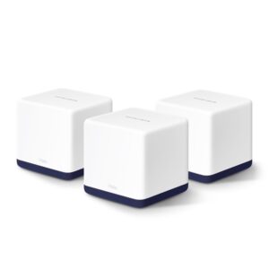 Mercusys | AC1900 Whole Home Mesh Wi-Fi System | Halo H50G (3-Pack) | 802.11ac | 1300+600 Mbit/s | Ethernet LAN (RJ-45) ports 3 | Mesh Support Yes | MU-MiMO Yes | No mobile broadband