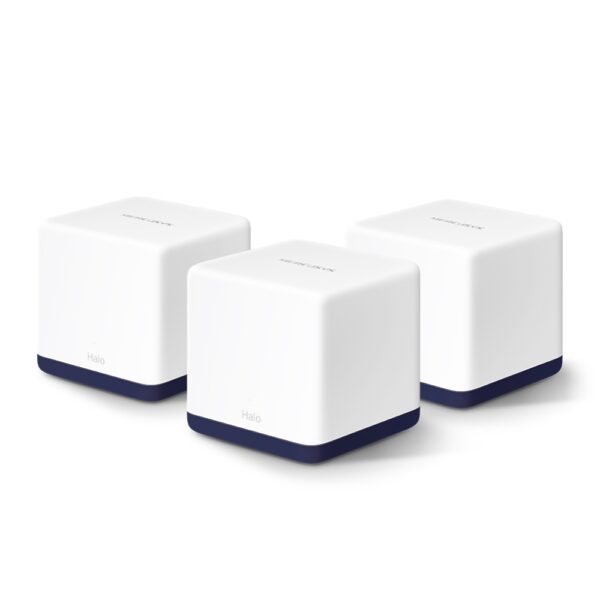Mercusys | AC1900 Whole Home Mesh Wi-Fi System | Halo H50G (3-Pack) | 802.11ac | 1300+600 Mbit/s | Ethernet LAN (RJ-45) ports 3 | Mesh Support Yes | MU-MiMO Yes | No mobile broadband