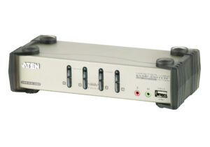 Aten | 4-Port PS/2-USB VGA/Audio KVMP Switch with OSD | CS1734B