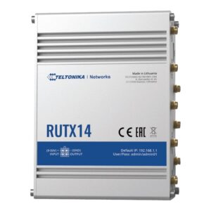 Teltonika | LTE Cat 12 Router | RUTX14 | 802.11ac | 867 Mbit/s | 10/100/1000 Mbps Mbit/s | Ethernet LAN (RJ-45) ports 5 | MU-MiMO Yes | 4G | Antenna type Internal