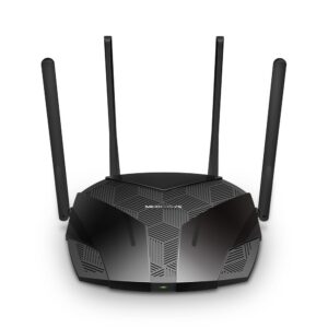 Mercusys | Dual-Band Wi-Fi 6 Router | MR80X AX3000 | 802.11ax | 2402+574 Mbit/s | Ethernet LAN (RJ-45) ports 3xGigabit LAN | Mesh Support Yes | MU-MiMO Yes | No mobile broadband | Antenna type External