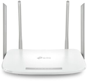 TP-LINK | AC1200 Wireless Dual Band Gigabit Router | EC220-G5 | 802.11ac | 300+867 Mbit/s | 10/100/1000 Mbit/s | Ethernet LAN (RJ-45) ports 3 | Mesh Support No | MU-MiMO No | No mobile broadband | Antenna type 4xExternal