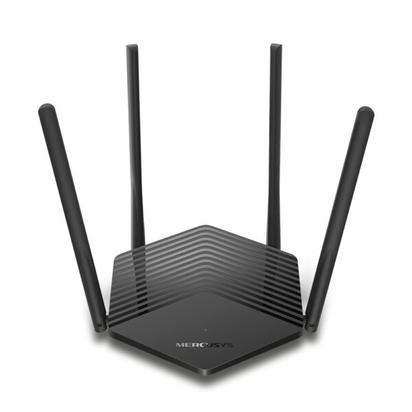 Mercusys | AX1500 WiFi 6 Router | MR60X | 802.11ax | 1201+300 Mbit/s | 10/100/1000 Mbit/s | Ethernet LAN (RJ-45) ports 2 | Mesh Support No | MU-MiMO Yes | No mobile broadband | Antenna type External