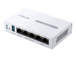 Asus | Gigabit VPN wired router | ExpertWiFi EBG15 | 10/100/1000 Mbit/s | Ethernet LAN (RJ-45) ports 3 | Mesh Support Yes | MU-MiMO Yes | Antenna type Internal | 1