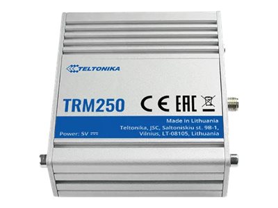 Teltonika | LTE Cat-M1/NB-IoT Modem | TRM250 | Ethernet LAN (RJ-45) ports 0 | Mesh Support No | MU-MiMO No | 4G | Antenna type External | 1