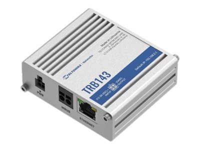 Teltonika | LTE Cat 4 M-Bus | TRB143 | 10/100/1000 Mbit/s | Ethernet LAN (RJ-45) ports 1 | Mesh Support No | MU-MiMO No | 4G