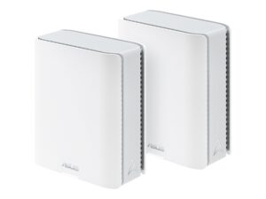 Asus | Tri-band WiFi 7 Smart AiMesh Router | ZenWiFi BT10 (2pk) | 802.11be | 18000 Mbit/s | Ethernet LAN (RJ-45) ports 3 | Mesh Support Yes | MU-MiMO No | 4G/5G | Antenna type Internal | 1