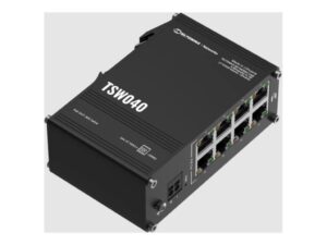 Teltonika Industrial Switch | TSW040 | Unmanaged | DIN rail mountable | 10/100 Mbps (RJ-45) ports quantity 8 | PoE+ ports quantity 8 | Power supply type 2-pin industrial DC power socket