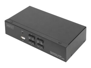 Digitus | KVM Switch, 4 Port, Single Display, 4K, HDMI | DS-12880