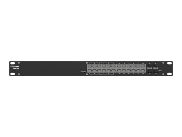 Teltonika Managed PoE+ switch 12x PoE+& 12 x Gigabit Ethernet ports PROFINET and MRP support | Teltonika
