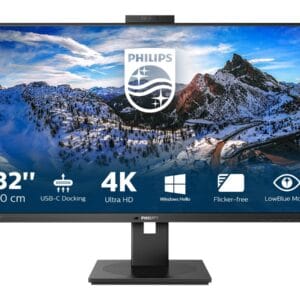 Philips | Monitor | 329P1H | 31.5 ” | IPS | 4K UHD | 16:9 | 60 Hz | 4 ms | 3840 x 2160 | 350 cd/m² | HDMI ports quantity 2 | Black | Warranty 24 month(s)