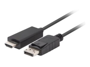 original Lanberg | DisplayPort to HDMI Cable | CA-DPHD-11CC-0018-BK | DisplayPort Male | HDMI Male | DP to HDMI | 1.8 m