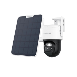 Reolink 4K Dual-Lens Wi-Fi 6 Battery-Powered Security Camera withSolar Panel 2 | Trackmix Series B770 | PTZ | 2.8mm/F1.6 | H.264/H.265 | Micro SD, Max. 256 GB