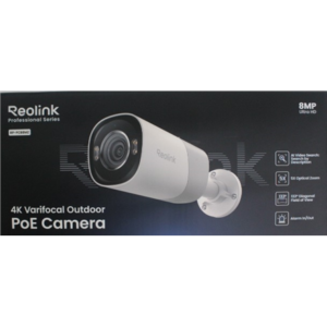 440x440 SALE OUT. Reolink PCRPB4K02 Smart 4K 133° View PoE Bullet Camera with 5× Optical Zoom | Reolink Smart 4K 133° View PoE Camera with 5× Optical Zoom | RP-PCB8MZ | 24 month(s) | Bullet | 8 MP | F2.7-13.5mm/F1.6 | IP67 | H.265/H.264 | Micro SD, Max. 512 GB | UNPACKED, DEMO