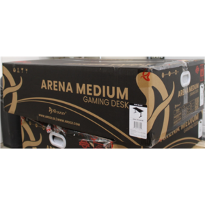 SALE OUT. | Arozzi | Gaming Desk | Arena Medium | Black | DAMAGED PACKAGING, SCRATCHED PARTS AND TABLE TOP | 24 month(s)
