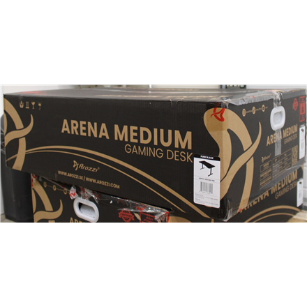 440x440 SALE OUT. | Arozzi | Gaming Desk | Arena Medium | Black | DAMAGED PACKAGING, SCRATCHED PARTS AND TABLE TOP | 24 month(s)