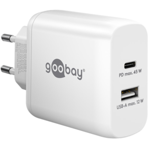 440x440 Goobay | USB-C PD Dual Fast Charger (45 W) | 65412