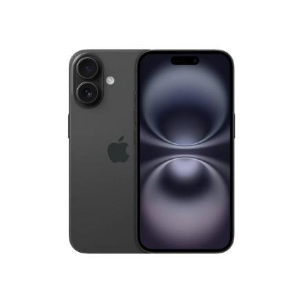 440x440 Apple | iPhone 16 | Black | 6.1 " | Super Retina XDR | 2556 x 1179 pixels | A18 | Internal RAM 8 GB | 128 GB | Dual SIM | 4G | 5G | Main camera resolution 48+12 MP | Secondary camera resolution 12 MP | iOS | 18