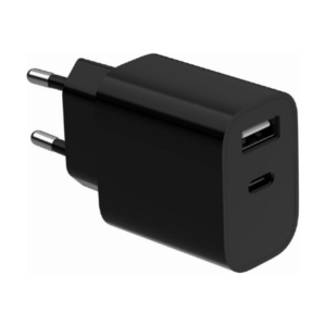 440x440 Gembird 2-port universal USB charger (A+C), 2.4 A | TA-UC-2AC12-01-BK