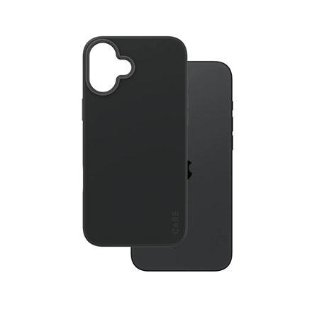 440x440 CARE by PanzerGlass Case Fashion | Back protection | Apple | iPhone 16 Plus | Recycled plastic | Black | MagSafe