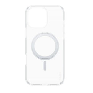 440x440 CARE Feature Case | Back cover | Apple | iPhone 16 Pro Max | Recycled plastic | Silver | Kickstand & MagSafe
