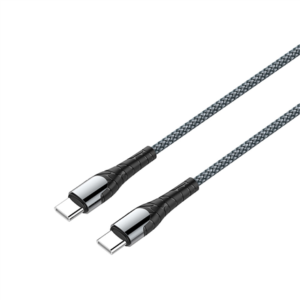 440x440 ColorWay Cable Type-C – Type-C (PD Fast Charging 65W) 3.0А, 1m | CW-CBPDCC040-GR