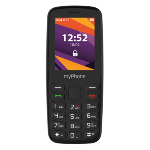 myPhone 6410 LTE | Black | 2.4 ” | TFT | 64 MB | 128 MB | Dual SIM | Nano SIM | USB version Type-C | Built-in camera | Main camera resolution 0.3 MP | 1400 mAh