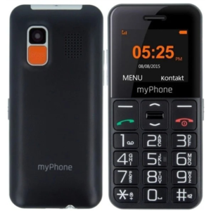 myPhone Halo Easy | Black | 1.77 ” | TFT | 24 MB | 32 MB | Single SIM | Bluetooth | Main camera resolution 0.3 MP | 1000 mAh