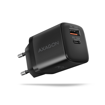 440x440 AXAGON Sil wallcharger 2x port (USB-A + USB-C), 30W | ACU-PQ30