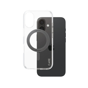 440x440 CARE Feature Case | Back cover | Apple | iPhone 16 | Recycled plastic | Transparent | MagSafe