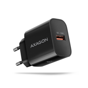 440x440 AXAGON Wallcharger 1x port USB-A, QC3.0/AFC/FCP/Apple, 18W | ACU-QC18