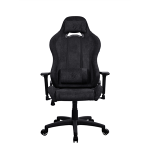 Arozzi Torretta Soft Fabric | Gaming Chair | Metal/Reinforced nylon | Pure Black