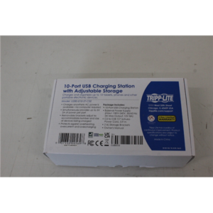 SALE OUT. | Tripp Lite | 10 Port USB Charging Station with Adjustable Storage | U280-010-ST-CEE | UNPACKED, SCRATCHED