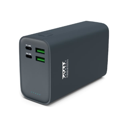 440x440 PORT CONNECT External USB-C battery PD | 26800 mAh | Blue