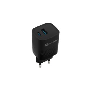 440x440 Natec Ribera USB Charger, 1x USB-A, 1x USB-C, 30 W | NUC-2141