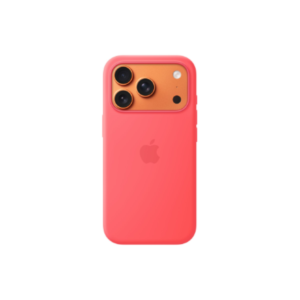 Apple iPhone 17 Pro Silicone Case with MagSafe – Bright Guava | Apple