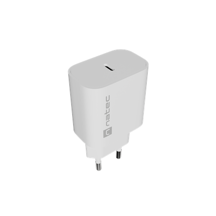 Natec Ribera USB Charger 1X USB-C 20W, White