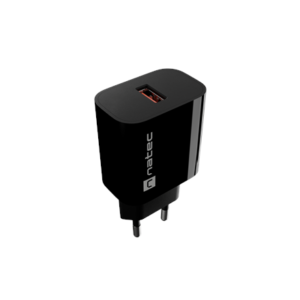 440x440 Natec Ribera USB Charger 1X USB-A 18W, Black