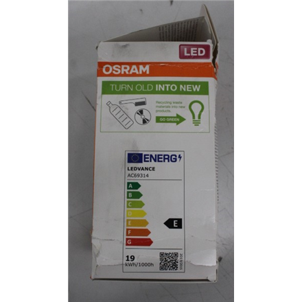 440x440 SALE OUT. Osram | Parathom Classic LED | E27 | 19 W | Warm White | DAMAGED PACKAGING